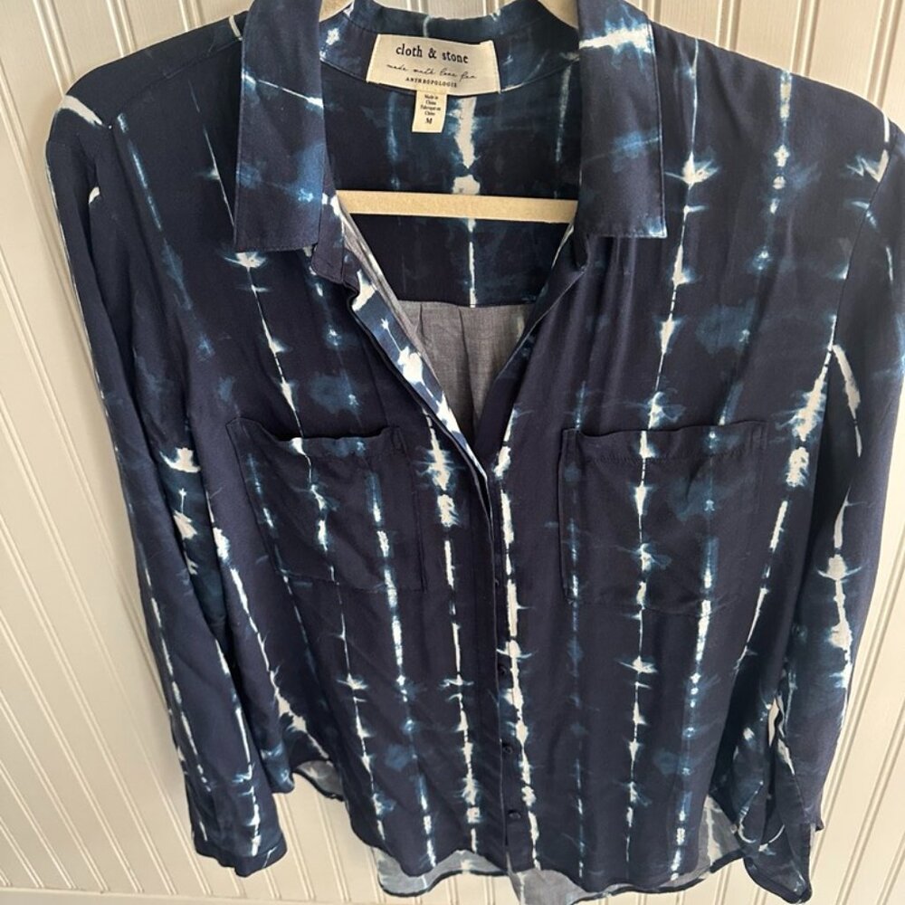 Anthropologie Cloth and Stone Blouse M, Gently Used.